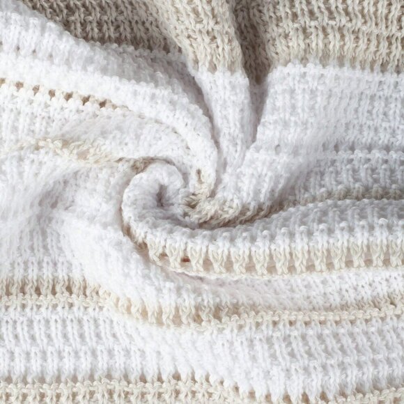 Khaki Elegant Women's Ruffled Crochet Fishtail Maxi Skirt - Picture 5 of 7